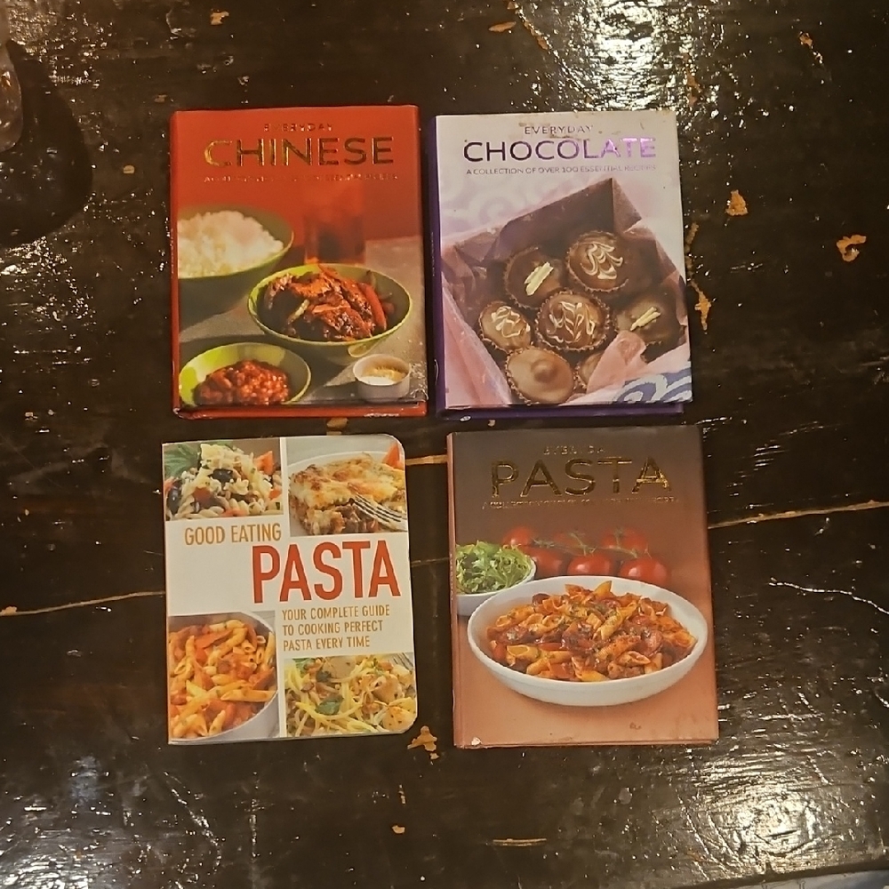 Mini Recipe Book Set - Chinese, Chocolate, and 2 Pasta